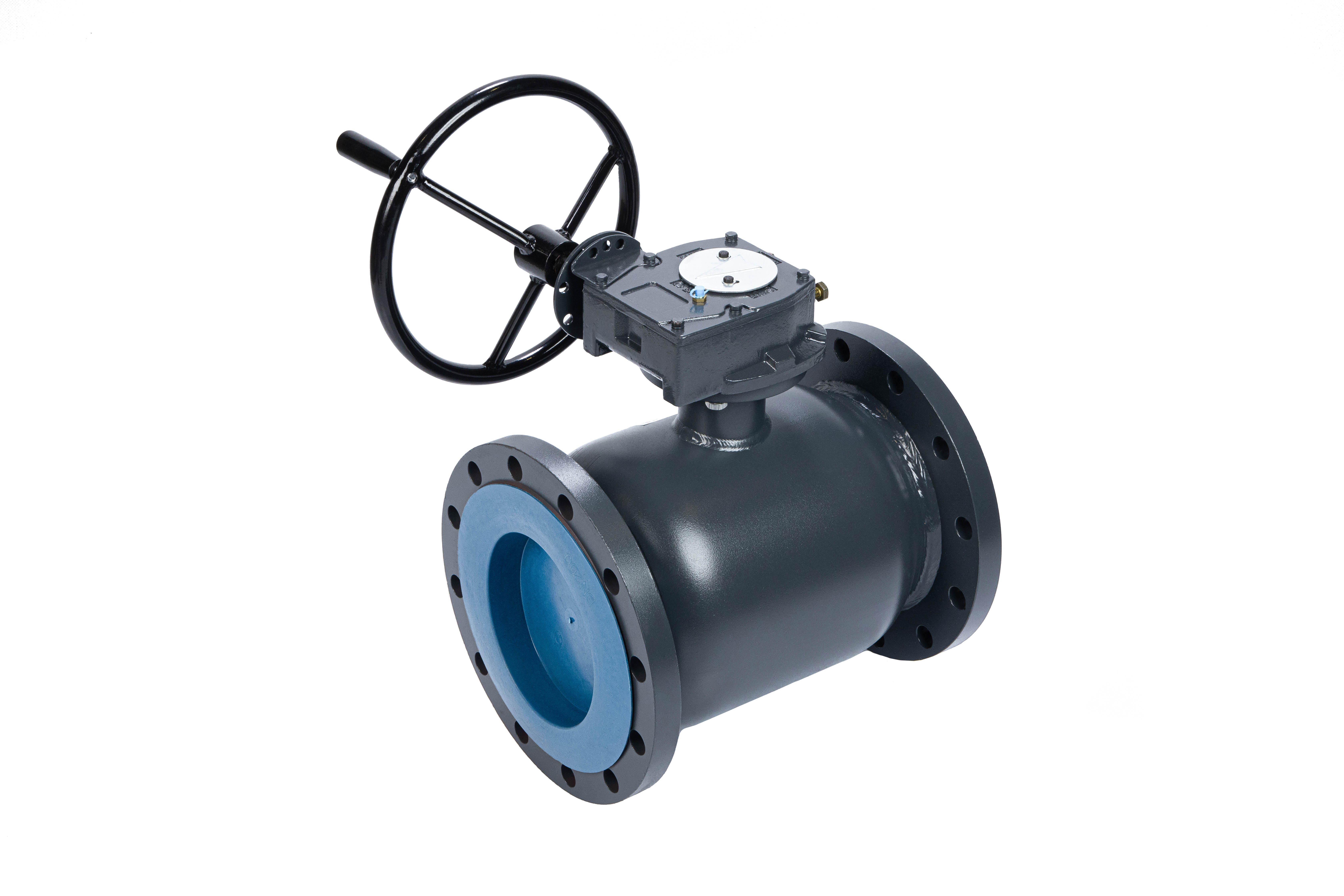 Ридан RJIP Premium (Премиум) 065N0361GR — Кран шаровой FF DN250 PN25 WG (фланцевый, с редуктором, стандартный проход)