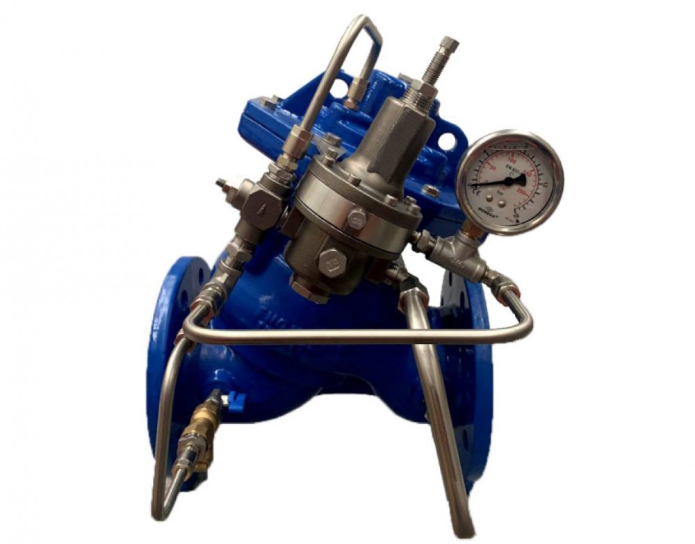 Ридан C301-R 082X6141RL2 — Регулятор давления «до себя» в сборе DN65, PN16 (диапазон настройки: 2...16 бар, L=290 мм)