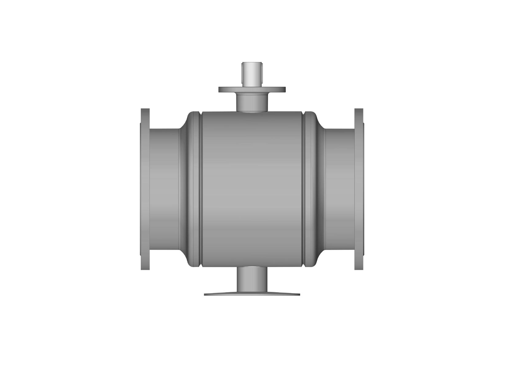 Ридан RJIP Premium (Премиум) 065N0287GR — Кран шаровой DN600 PN16 FF/RB/GF (фланцевый, под привод, стандартный проход)